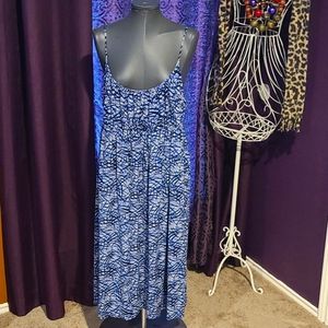 Blue and Black Daisy Fuentes Dress size XL